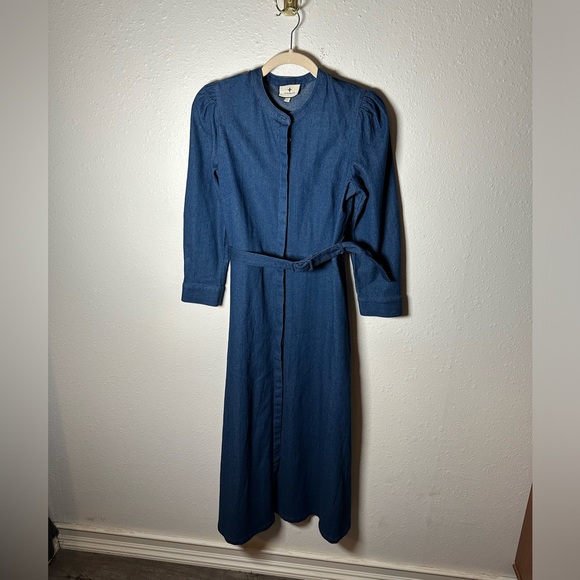 Tuckernuck Denim Catherine Midi Dress - Picture 3 of 5
